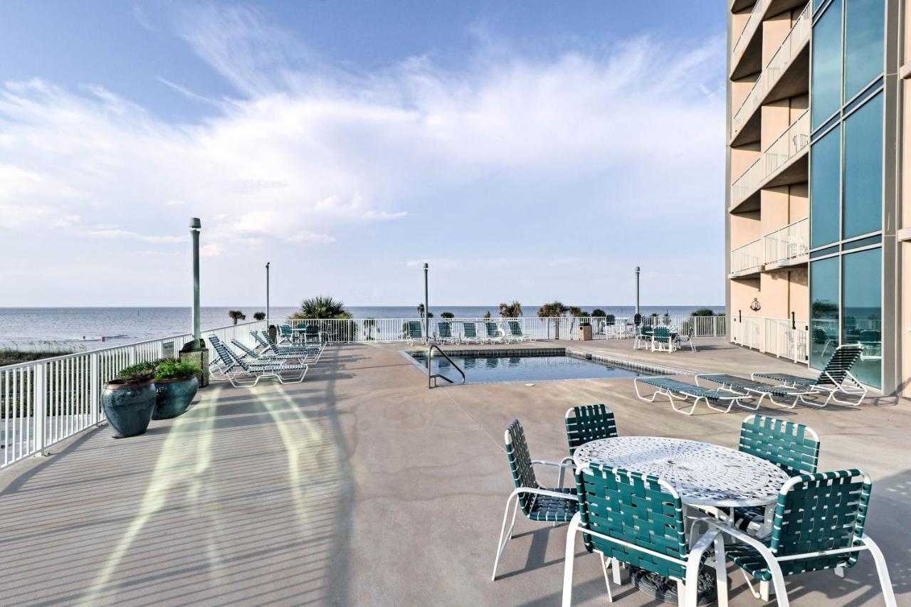 Lavish Beachfront Biloxi Condo With Pvt Patio And Pool! Esterno foto